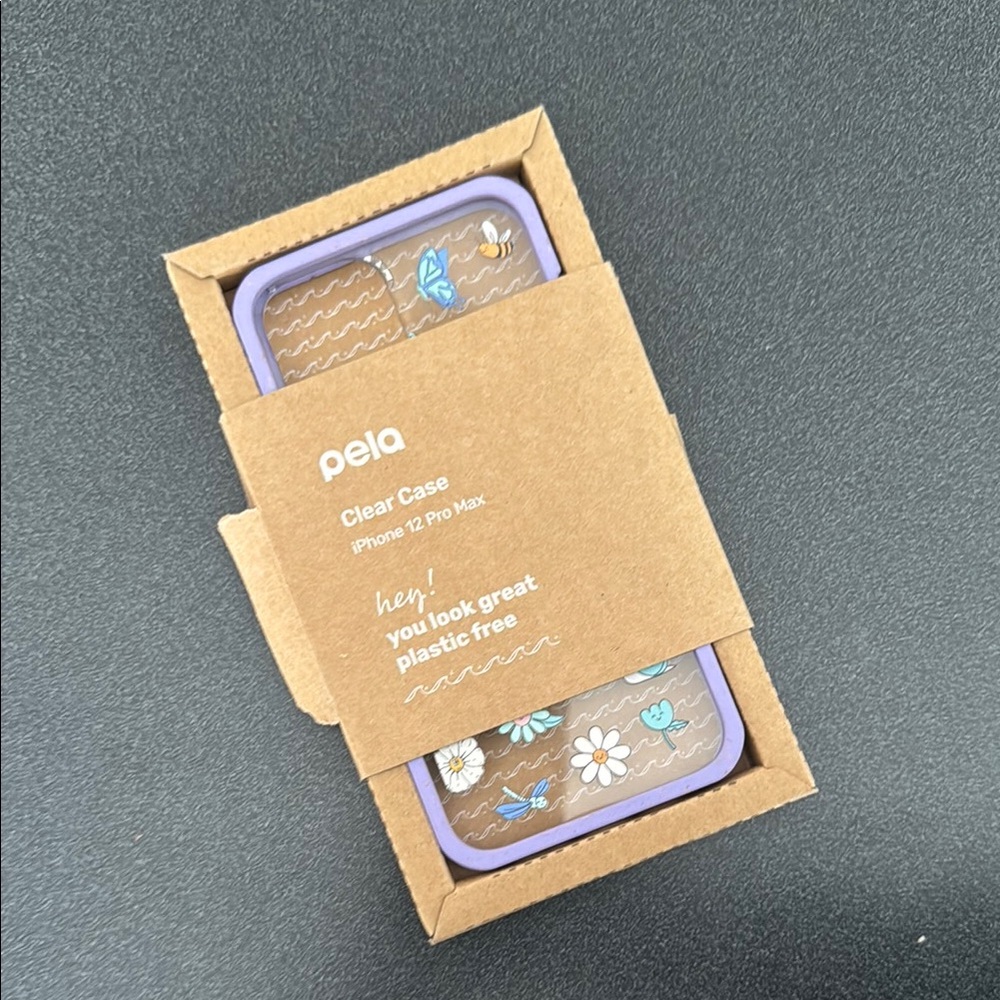 iPhone 12 Pro Max Pela Case Clear Little Friends iPhone Case With Lavender Ridge